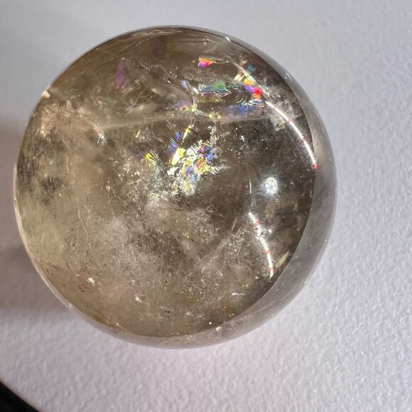 Smoky Quartz Crystal Sphere‎ Marble - Picture 6 of 13